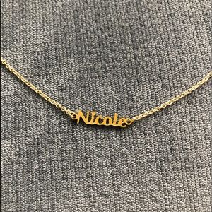 “Nicole” name necklaces